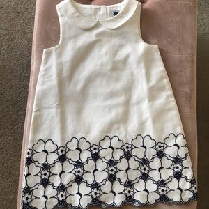 2T Janie and Jack Embroidered Hem Dress